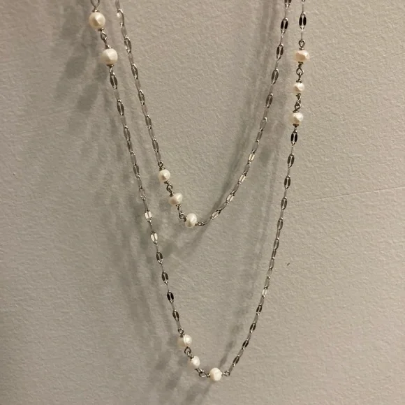 Evie & Emma fine silver plated necklace - Picture 2 of 9